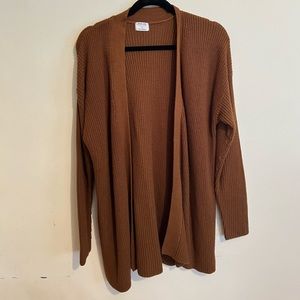 Brown cardigan